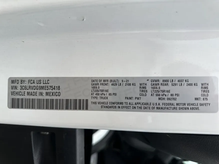 2021 RAM ProMaster 2500 High Roof | Photo 19 of 20