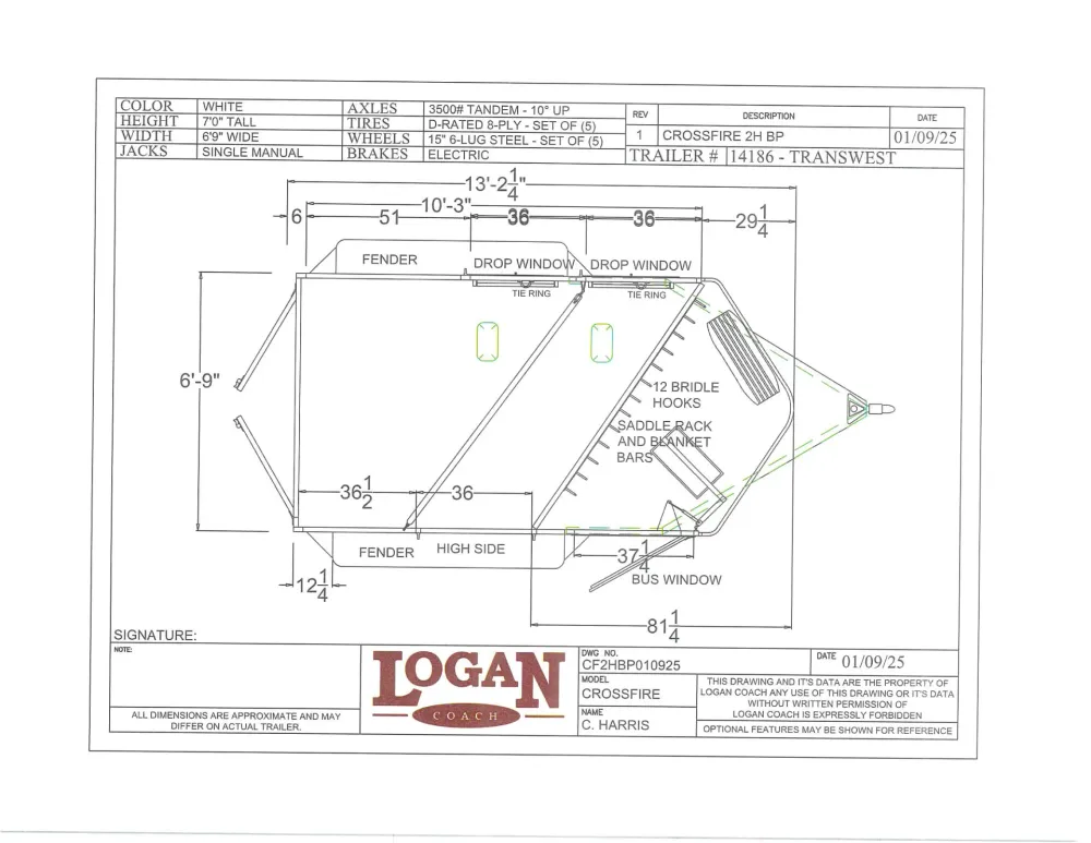 2026 Logan Coach Crossfire 2HBP