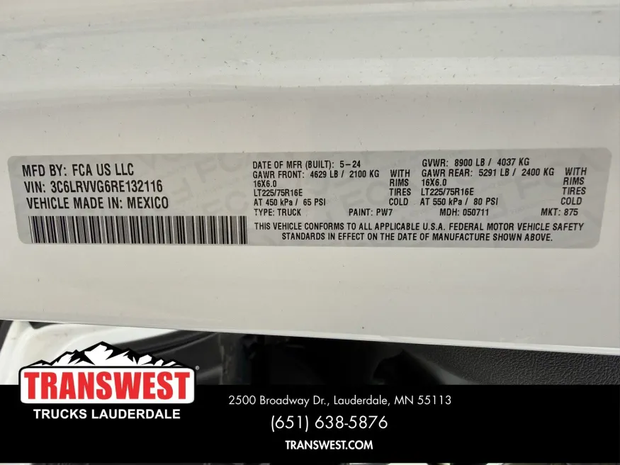 2024 RAM ProMaster 2500 Base | Photo 19 of 21