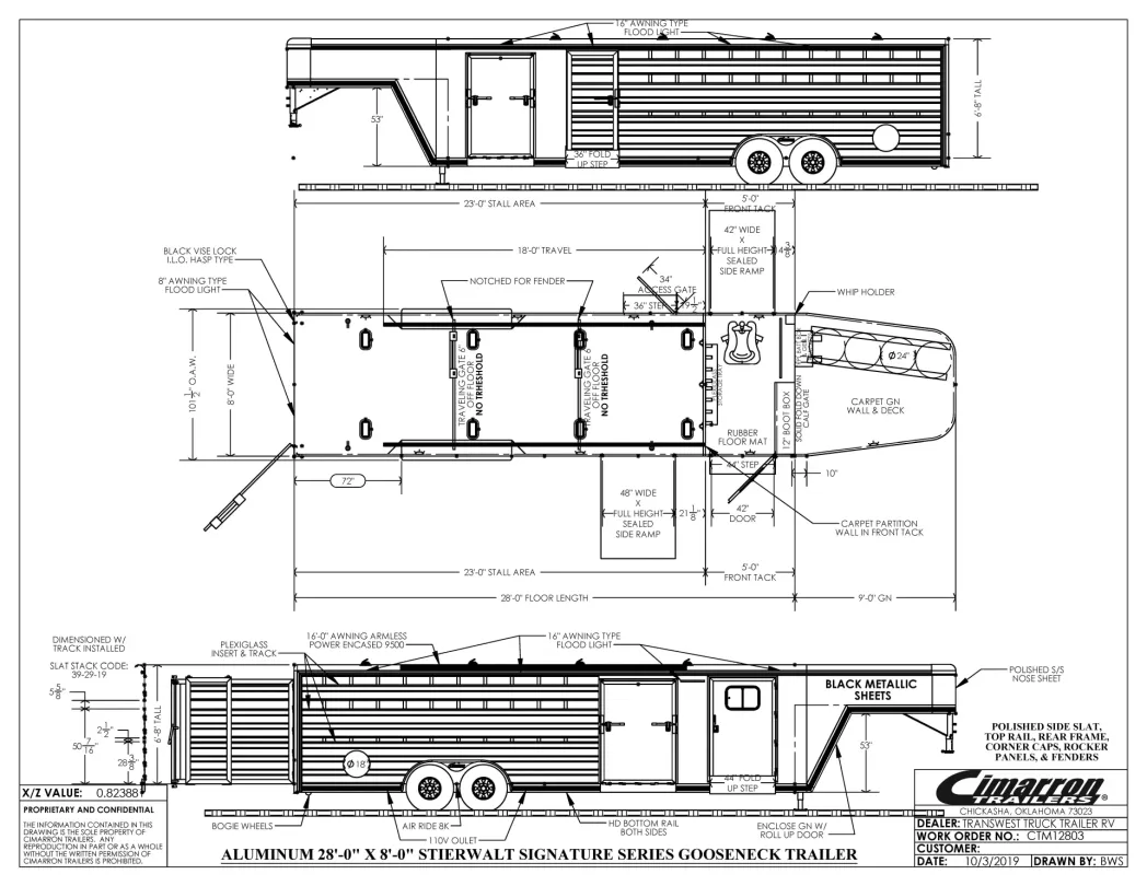 2020 Cimarron Stierwalt Signature Series Stock 