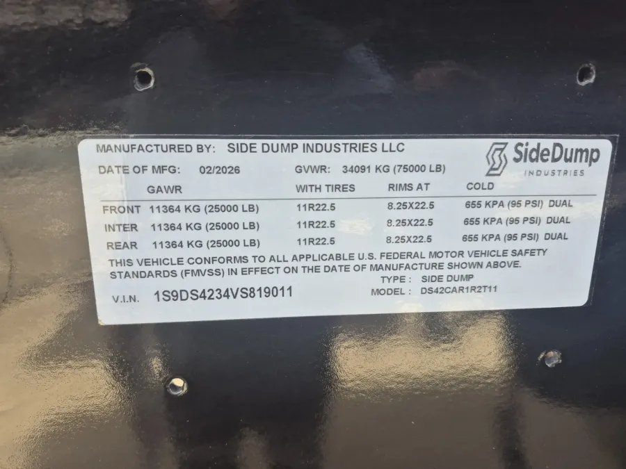 2027 Side Dump Industries Side Dump | Photo 2 of 8