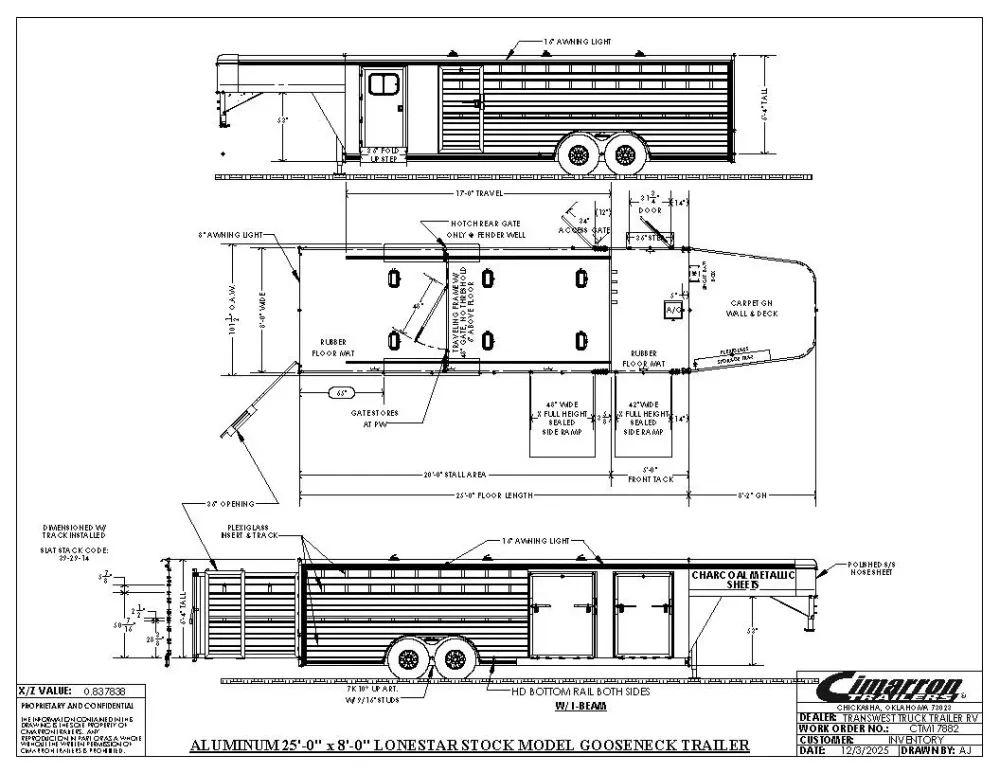 2027 Cimarron Lonestar Stock