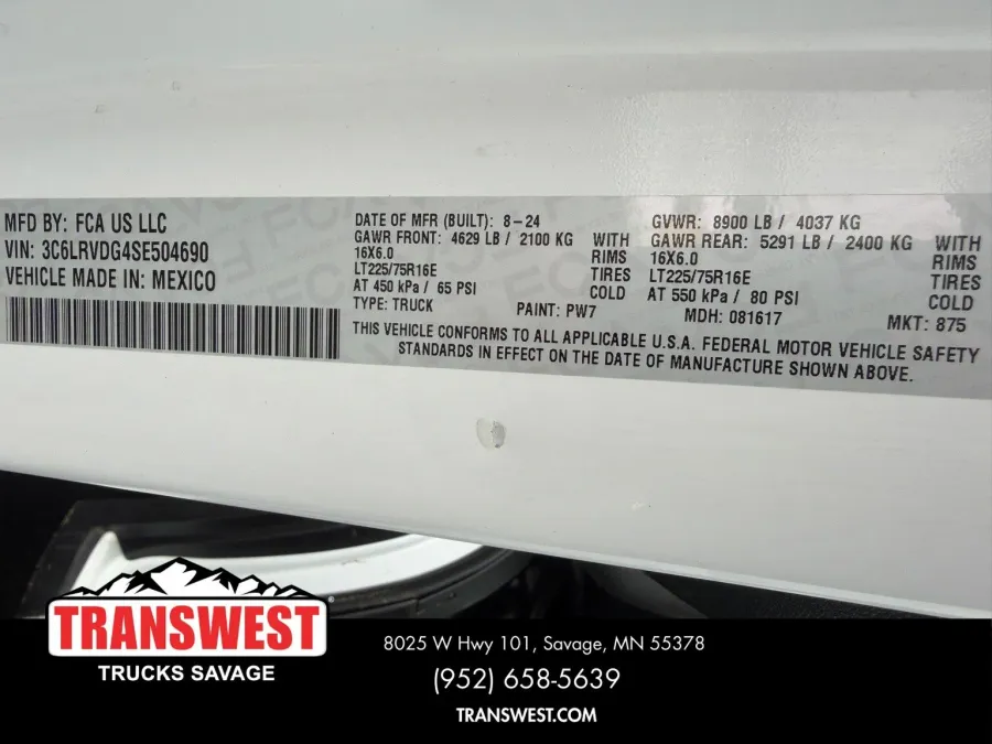 2025 RAM ProMaster 2500 High Roof | Photo 19 of 20