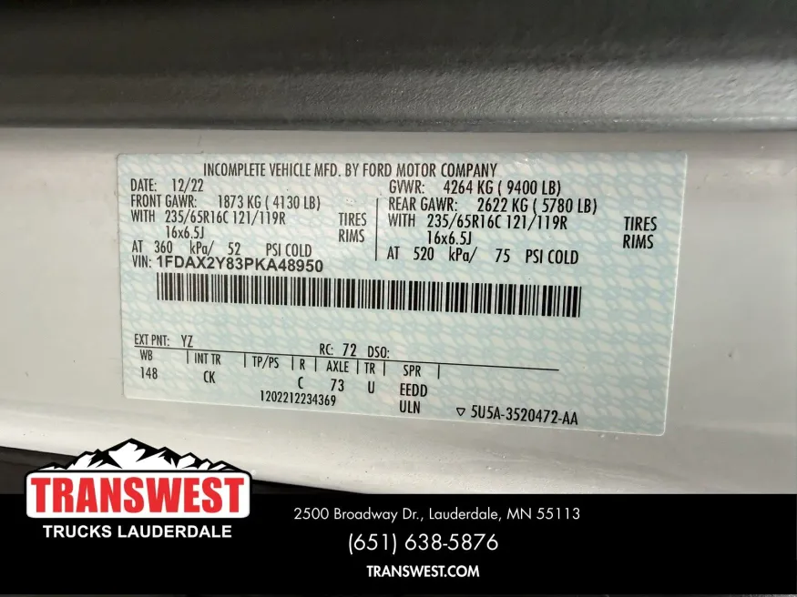 2023 Ford Transit-350 XLT | Photo 20 of 22