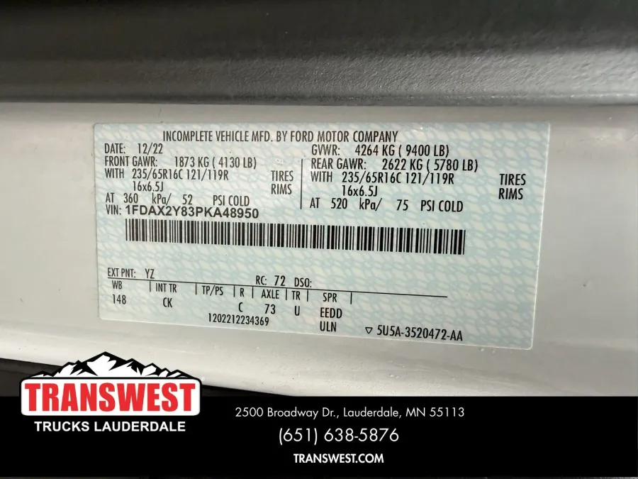 2023 Ford Transit-350 XLT | Photo 20 of 22