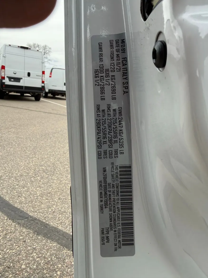 2021 RAM Promaster | Photo 19 of 21