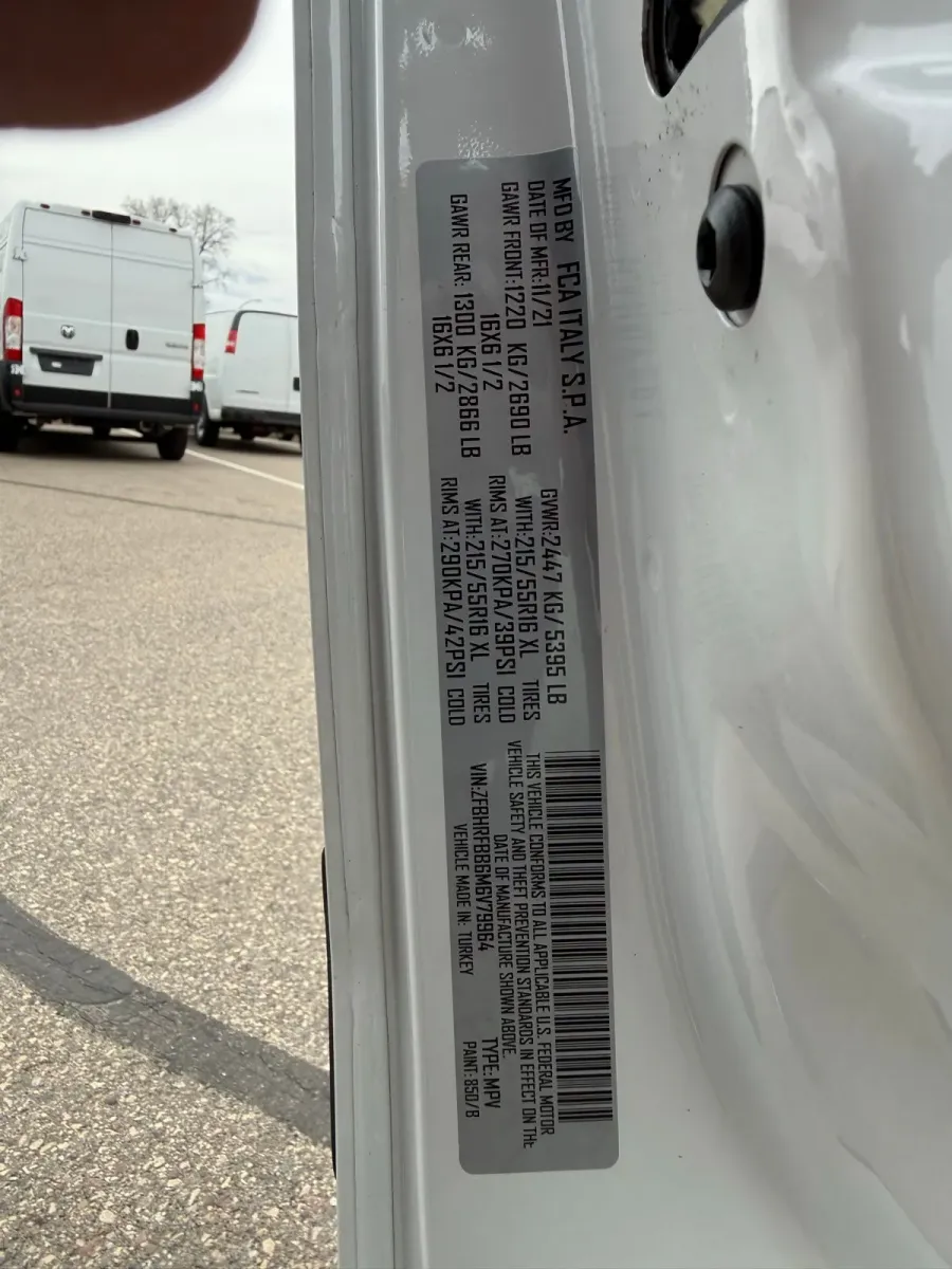 2021 RAM Promaster | Photo 19 of 21