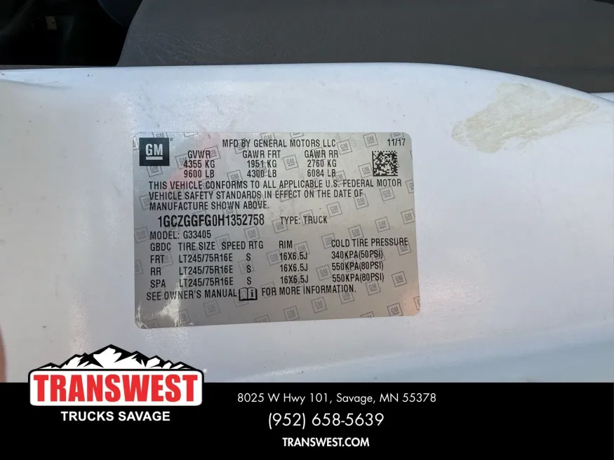 2017 Chevrolet Express 3500 Work Van | Photo 18 of 20