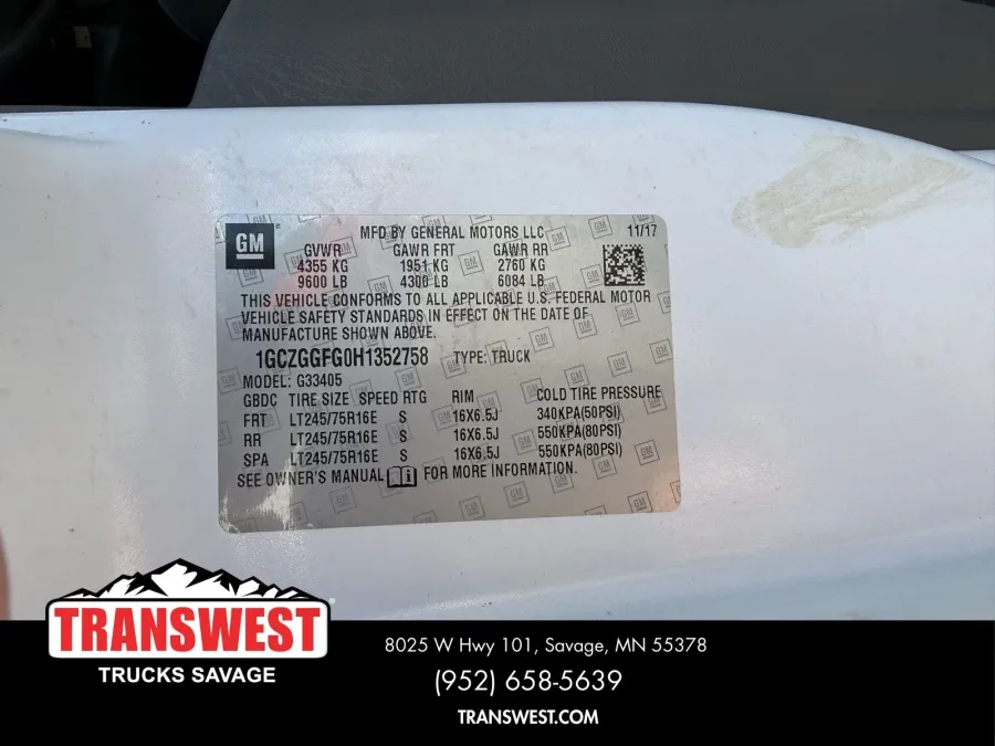 2017 Chevrolet Express 3500 Work Van | Photo 18 of 20