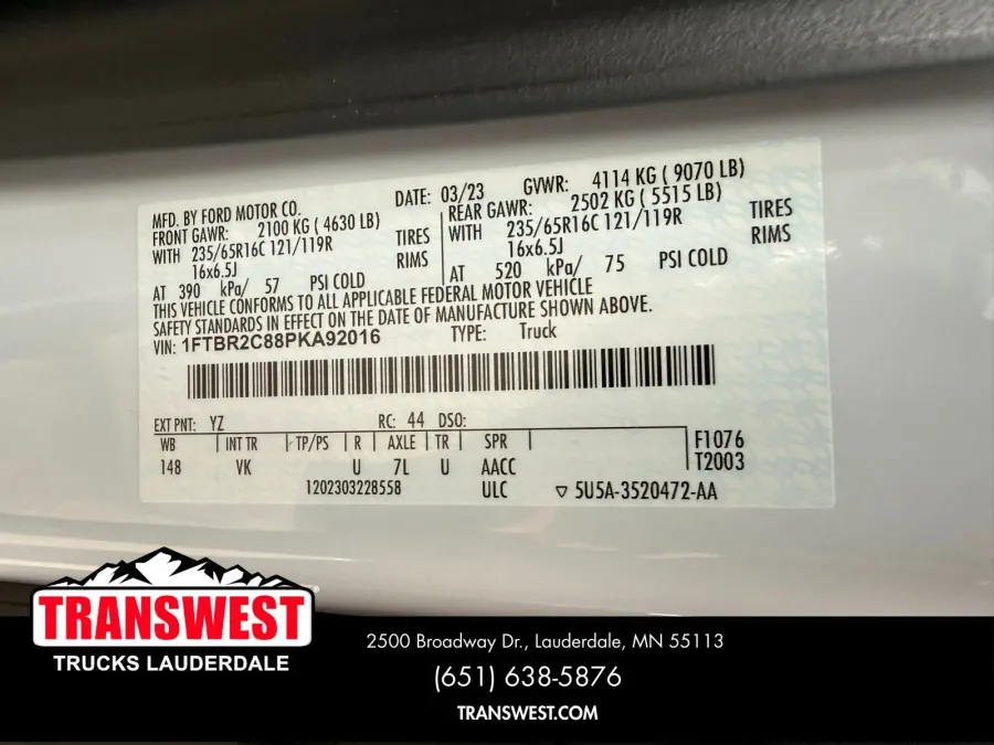 2023 Ford Transit-250 Base | Photo 18 of 20