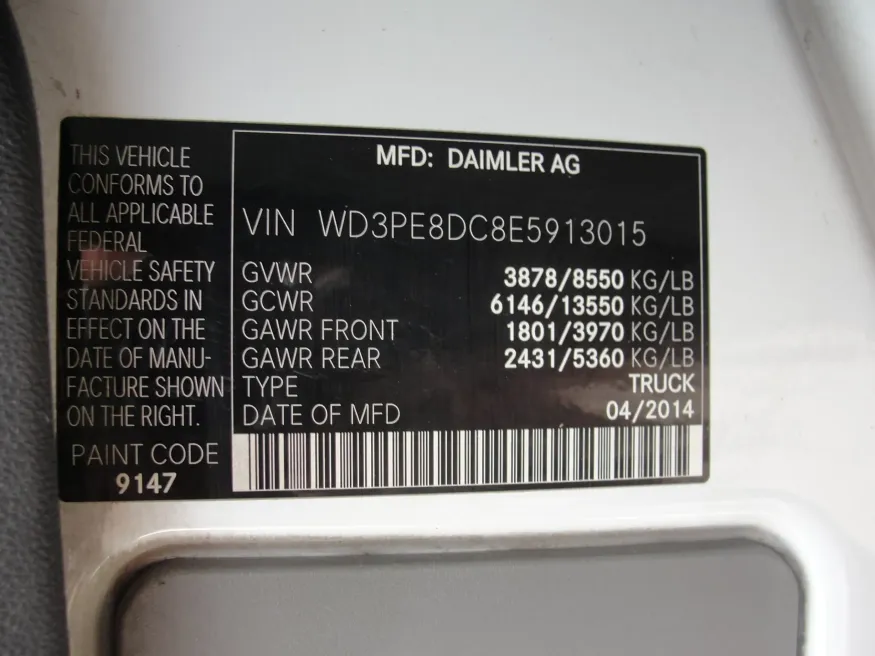 2014 Mercedes Benz Sprinter | Photo 12 of 13