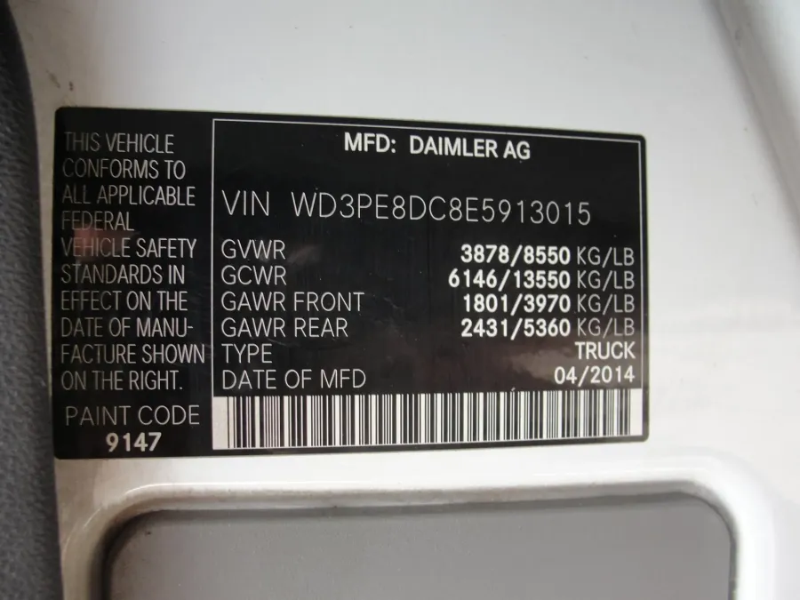 2014 Mercedes Benz Sprinter | Photo 12 of 13