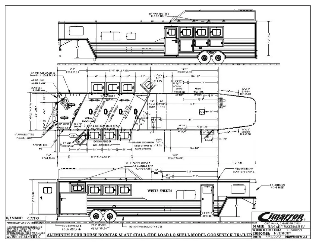 2027 Cimarron Norstar 4HLQ 