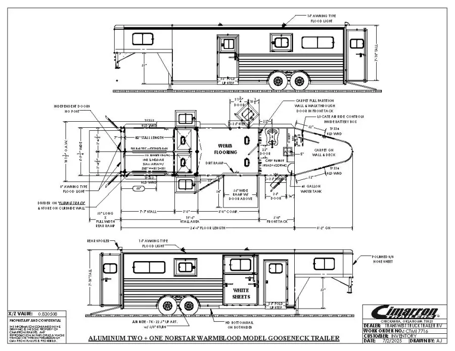 2026 Cimarron Norstar Warmblood 2 + 1 | Photo 23 of 22