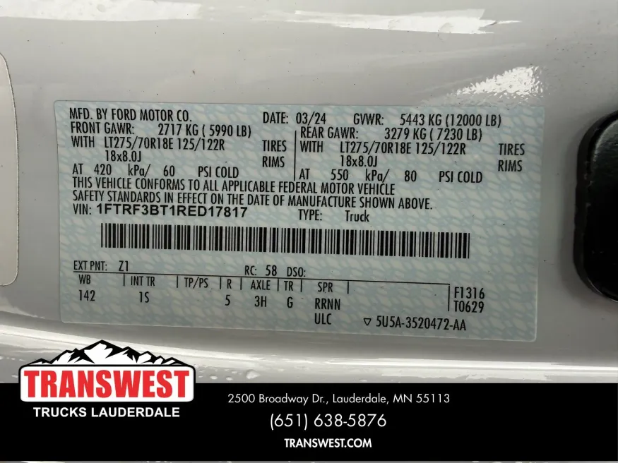 2024 Ford Super Duty F-350 XL | Photo 14 of 15