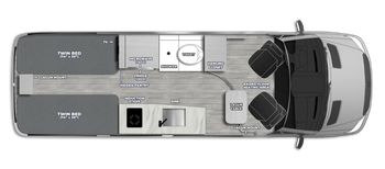 2025 Pleasure-way Plateau TW Floor Plan