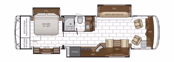 2026 Newmar Ventana 3512 Floor Plan