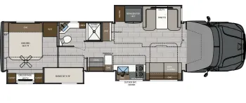 2026 Renegade Explorer 40EBH Floor Plan