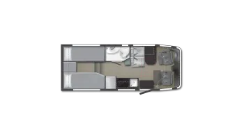 2026 Winnebago EKKO 22A Floor Plan