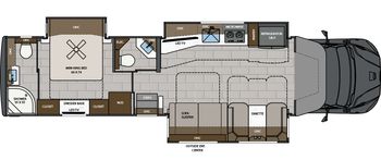 2025 Renegade Verona LE 40LRB Floor Plan