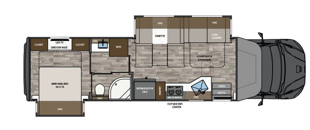 2025 Renegade Verona 36VSB Floor Plan