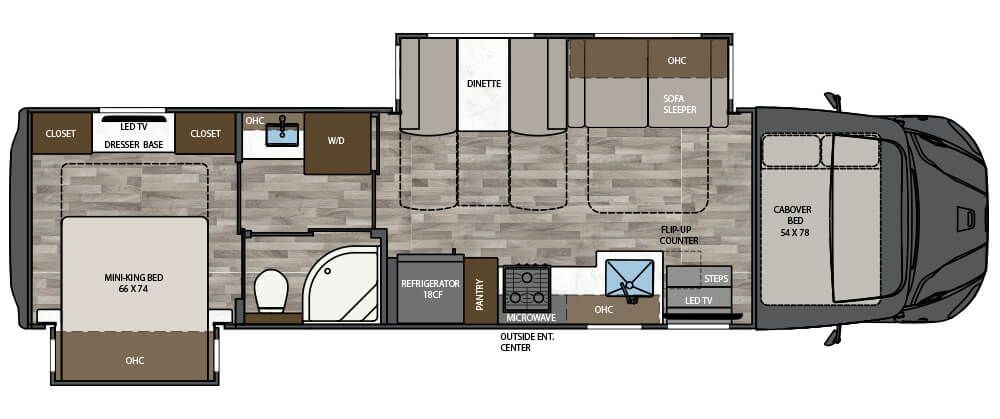 2025 Renegade Valencia 36SB Floor Plan