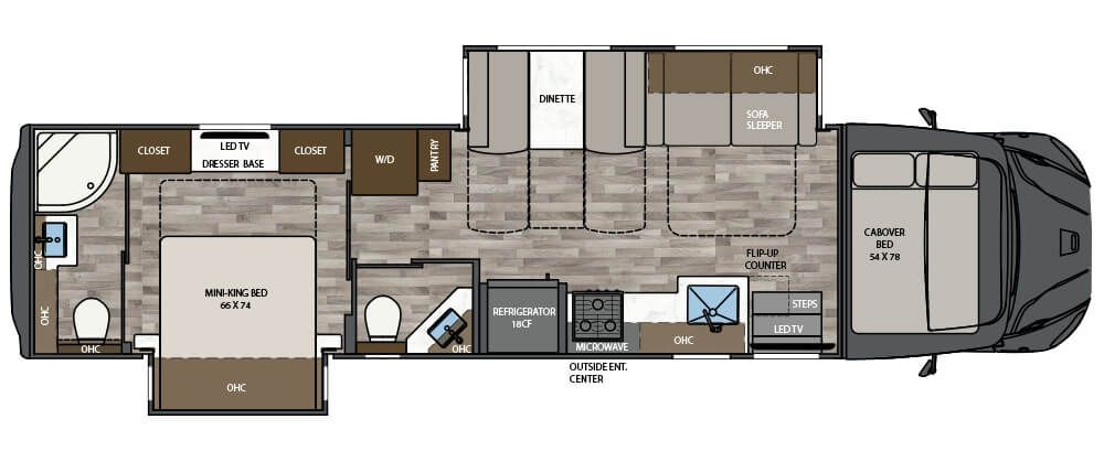 2025 Renegade Valencia 38RB Floor Plan
