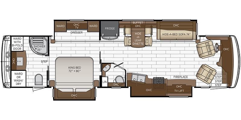 2023 Newmar Dutch Star 3709 Floor Plan