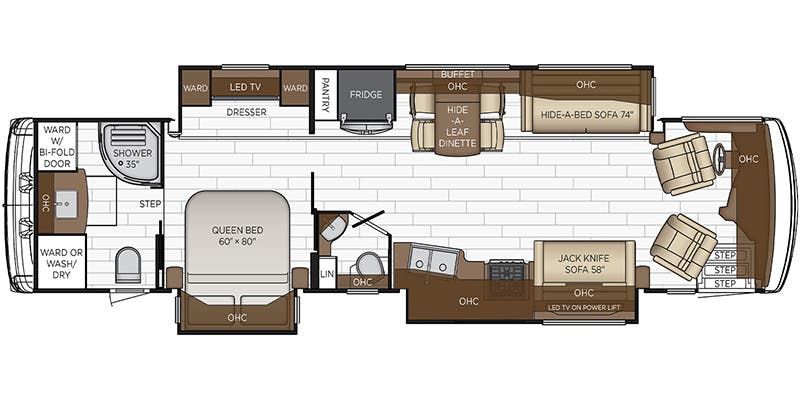 2023 Newmar Dutch Star 3736 Floor Plan