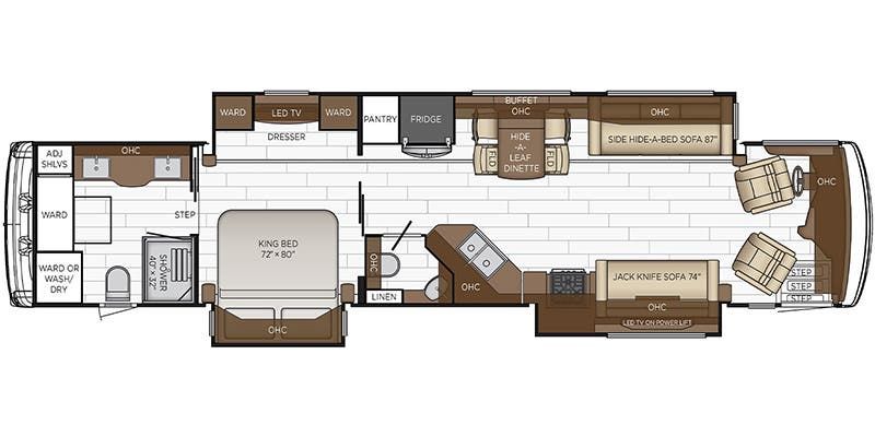 2023 Newmar Dutch Star 4328 Floor Plan