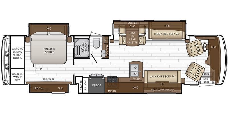 2023 Newmar Dutch Star 3717 Floor Plan