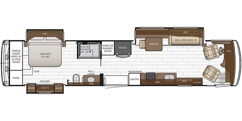 2023 Newmar Dutch Star 4311 Floor Plan