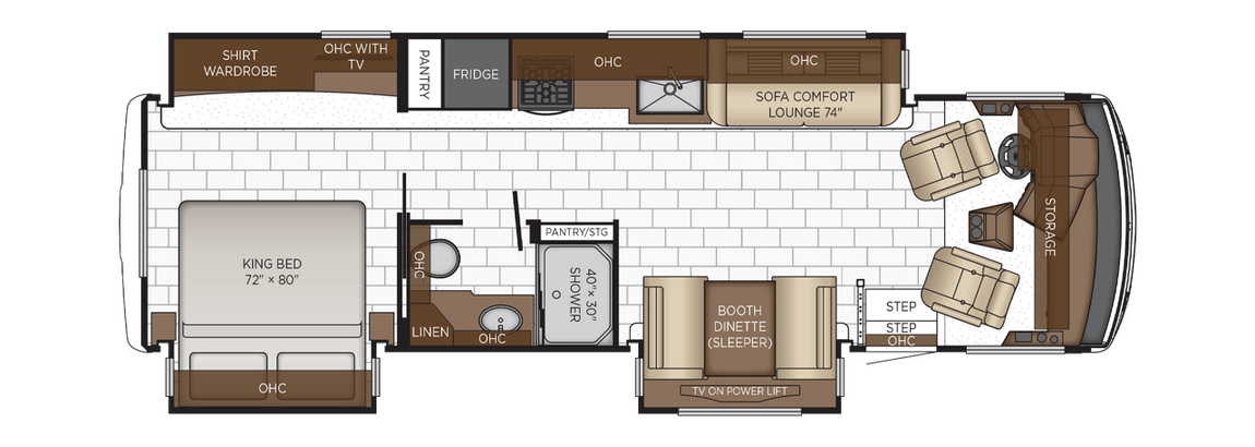 2026 Newmar Bay Star Sport 3225 Floor Plan