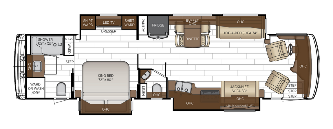 2025 Newmar Dutch Star 3836 Floor Plan