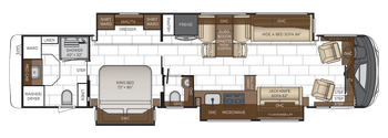 2026 Newmar Mountain Aire 4118 Floor Plan