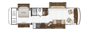 2026 Newmar Northern Star 3418 Floor Plan