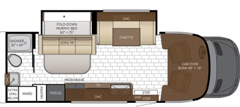 2026 Newmar Freedom Aire 2515 Floor Plan