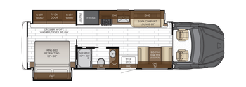 2026 Newmar Grand Star 3444 Floor Plan