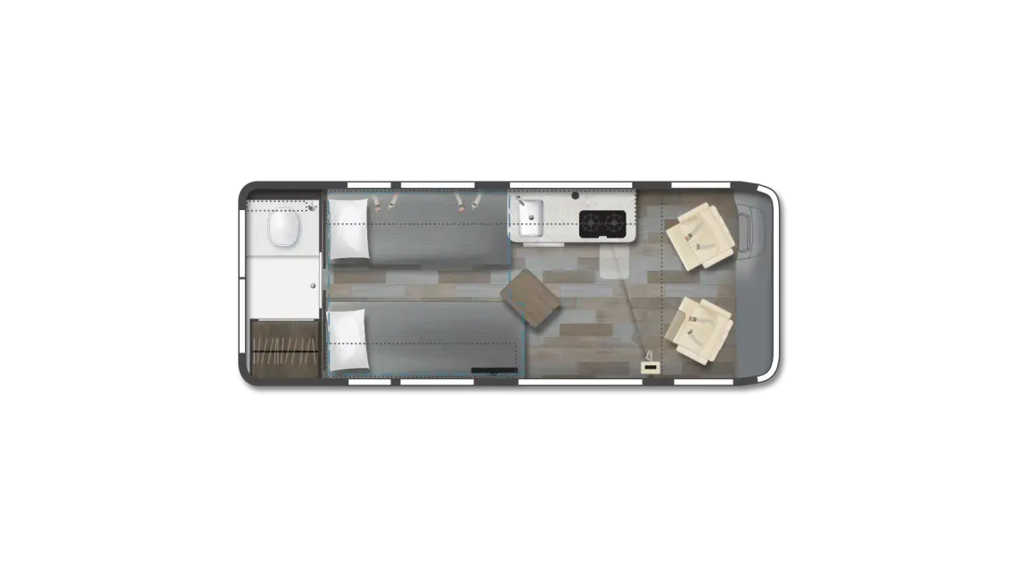 2026 Winnebago Travato 59K Floor Plan