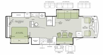 2025 Tiffin Allegro Open Road 34 PA Floor Plan
