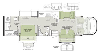 2026 Tiffin Allegro Bay 38BB Floor Plan