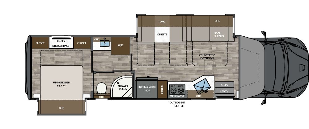 2026 Renegade Verona 36VSB Floor Plan