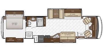 2021 Newmar Bay Star 3626 Floor Plan