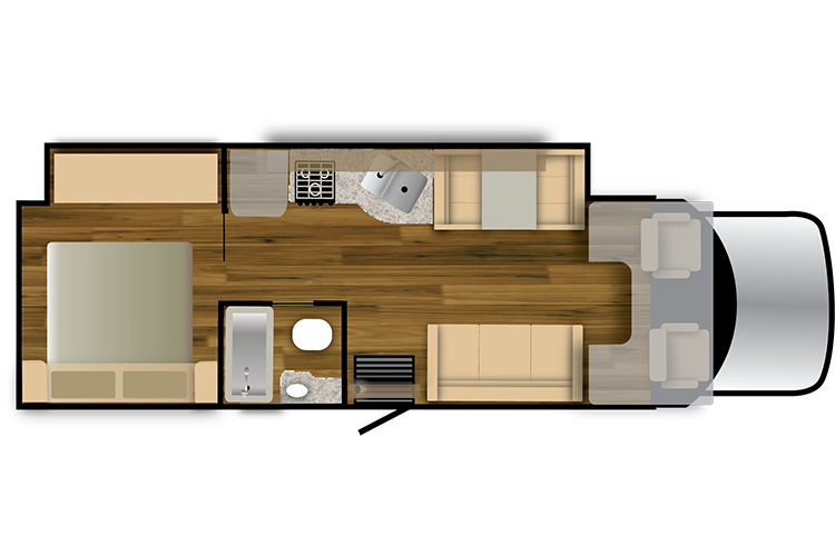 2022 Nexus Rebel 30R Floor Plan