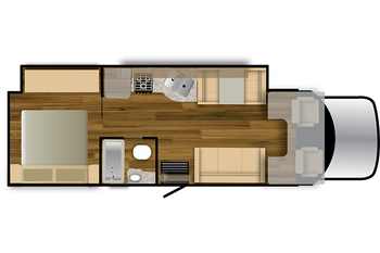 2022 Nexus Rebel 30R Floor Plan