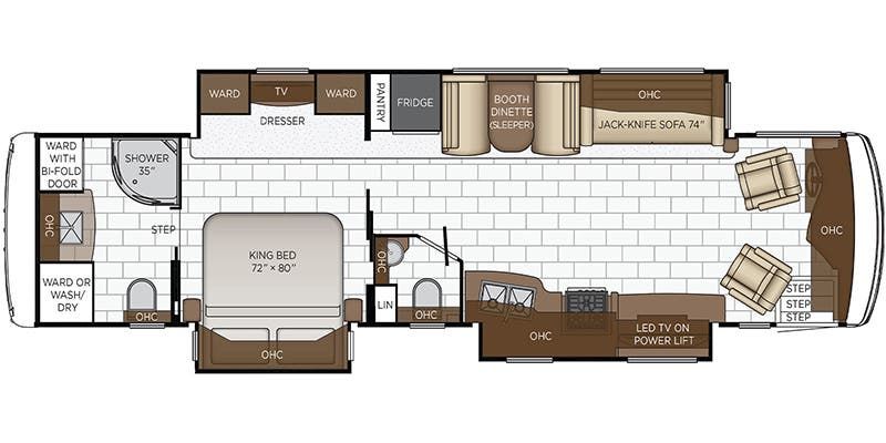 2023 Newmar Kountry Star 3709 Floor Plan