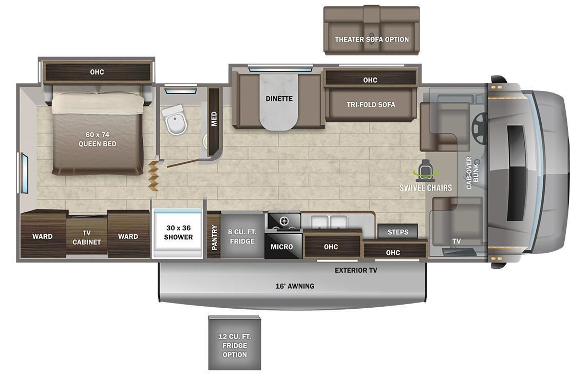 2022 Entegra Coach Esteem 29V Floor Plan