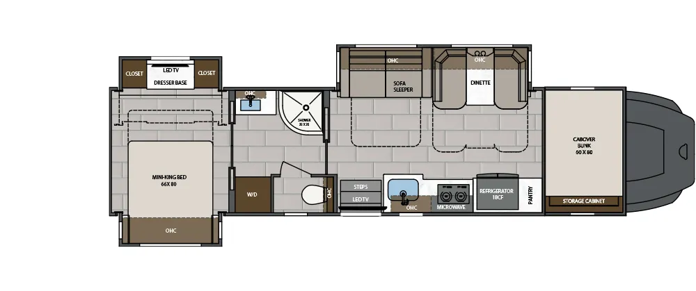 2026 Renegade Classic 38CSB Floor Plan