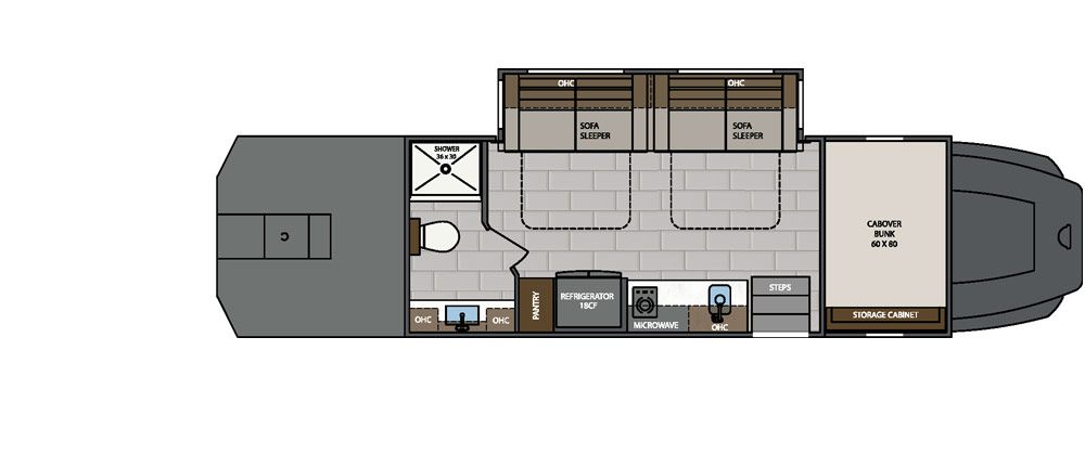 2026 Renegade Classic CS170 Floor Plan