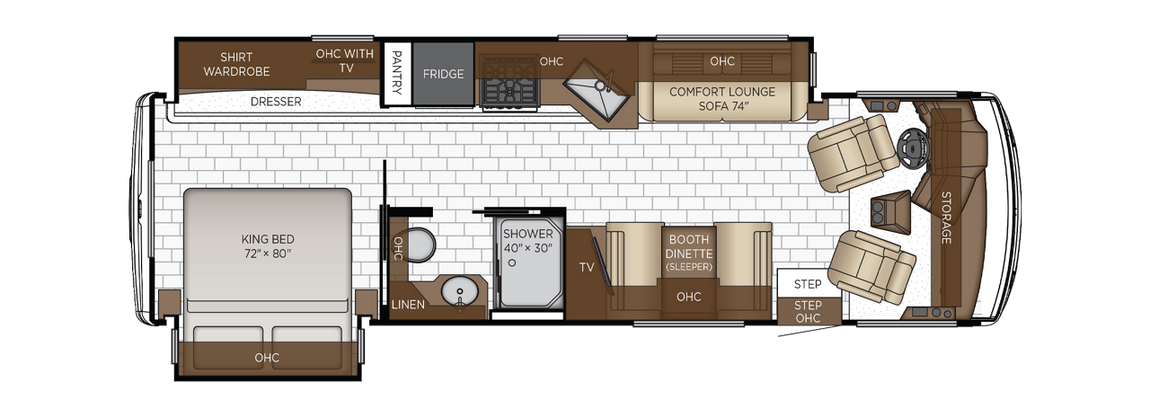 2026 Newmar Bay Star 2026 3114 Floor Plan